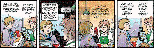 Doonesbury on Friday January 31, 2014 Comic Strip