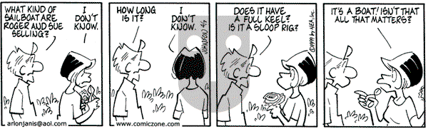Arlo and Janis on Wednesday April 7, 1999 Comic Strip