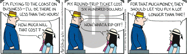 The Born Loser on Tuesday June 21, 2011 Comic Strip