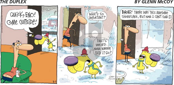 The Duplex on Sunday February 1, 2015 Comic Strip