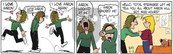 Luann on Tuesday May 13, 2003 Comic Strip