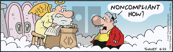 Frank and Ernest on Thursday June 25, 2015 Comic Strip