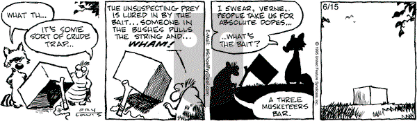 Over the Hedge on Thursday June 15, 1995 Comic Strip