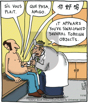 The Argyle Sweater on Friday November 16, 2012 Comic Strip
