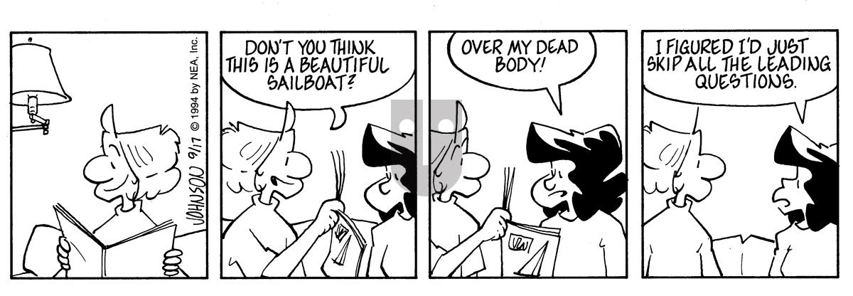 Arlo and Janis - Saturday September 17, 1994 Comic Strip