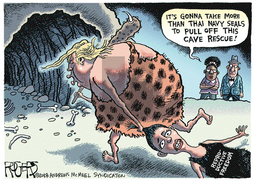 Rob Rogers on Wednesday July 11, 2018 Comic Strip
