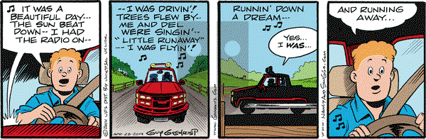 Nancy on Monday April 28, 2014 Comic Strip