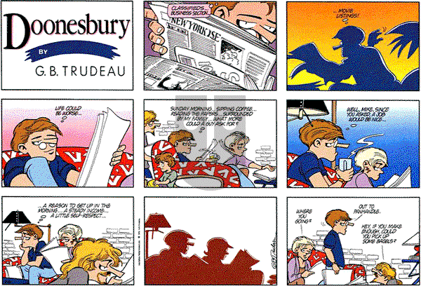Doonesbury on Sunday July 21, 1991 Comic Strip