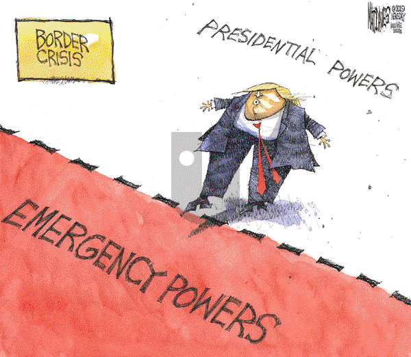 Matt Davies on Wednesday January 9, 2019 Comic Strip