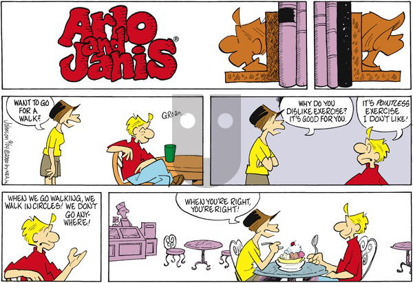 Arlo and Janis on Sunday September 24, 2000 Comic Strip