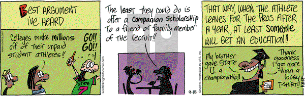 The Knight Life on Friday September 18, 2009 Comic Strip