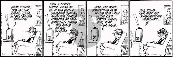 Doonesbury on Saturday February 2, 1974 Comic Strip