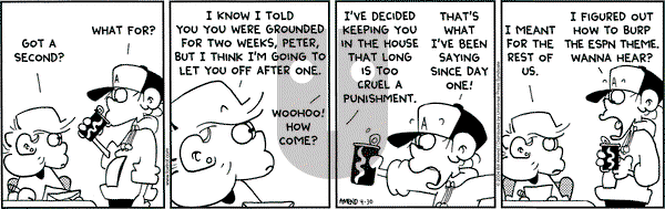 FoxTrot on Friday April 30, 2004 Comic Strip
