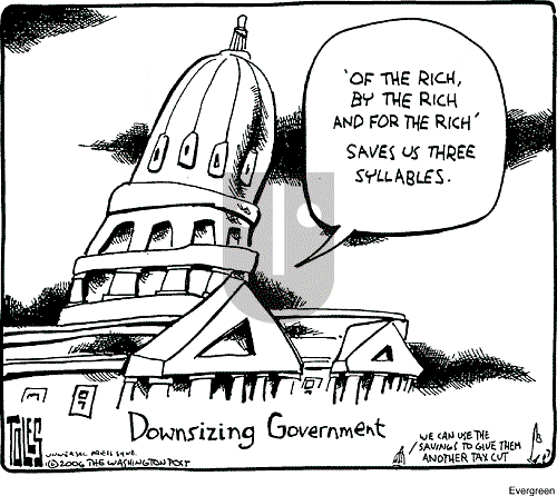 Tom Toles on Saturday February 17, 2007 Comic Strip