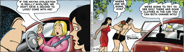 Alley Oop on Friday November 23, 2012 Comic Strip
