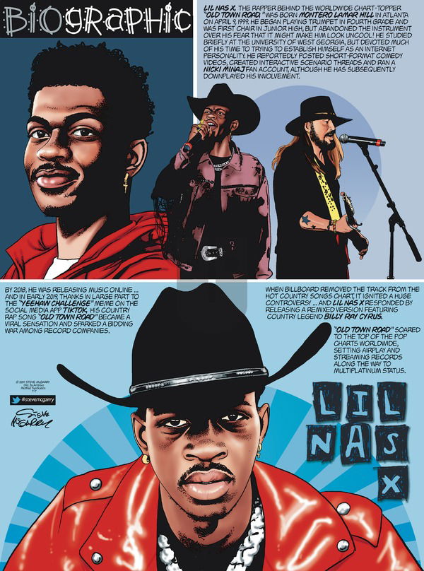 Biographic on Sunday July 7, 2019 Comic Strip