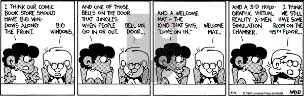 FoxTrot on Tuesday May 4, 1993 Comic Strip
