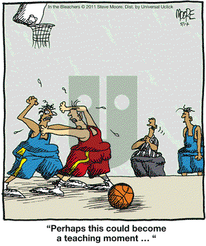 In the Bleachers - Tuesday May 17, 2011 Comic Strip