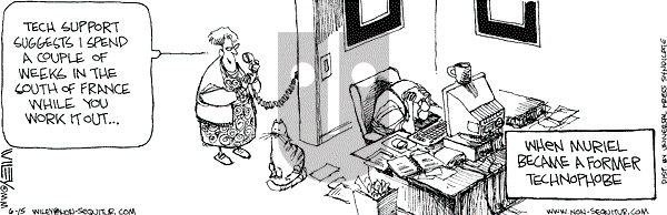 Non Sequitur on Thursday June 15, 2000 Comic Strip