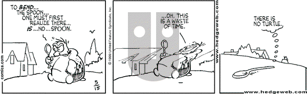 Over the Hedge on Saturday May 15, 1999 Comic Strip