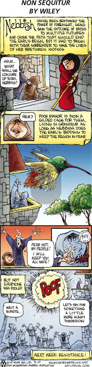 Non Sequitur on Sunday March 10, 2019 Comic Strip