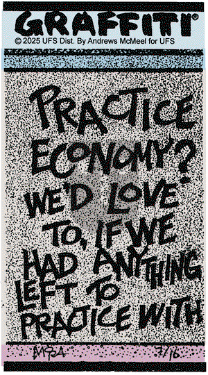 Graffiti on Wednesday July 16, 2025 Comic Strip