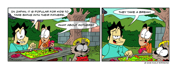 Little Fried Chicken and Sushi on Monday October 28, 2024 Comic Strip