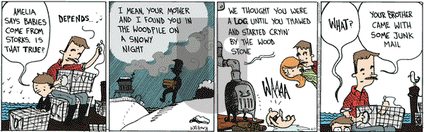 Wallace the Brave on Saturday April 7, 2018 Comic Strip