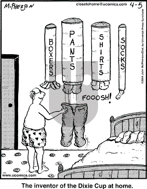 Close to Home - Monday April 5, 2004 Comic Strip