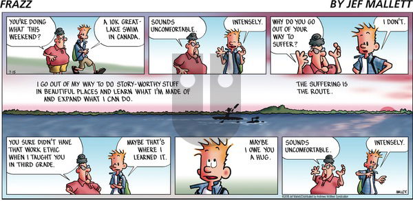 Frazz on Sunday July 15, 2018 Comic Strip