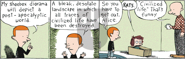 Cul de Sac on Friday March 17, 2017 Comic Strip