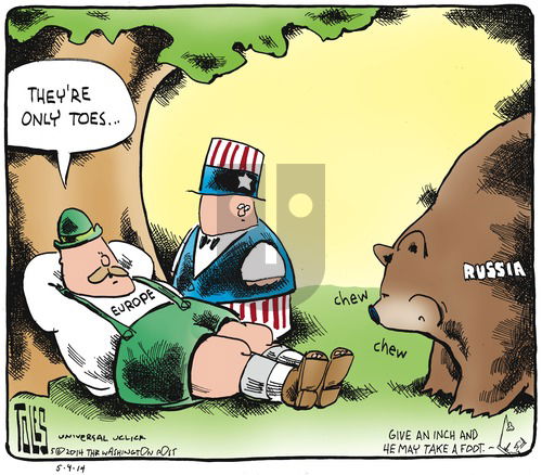 Tom Toles on Sunday May 4, 2014 Comic Strip