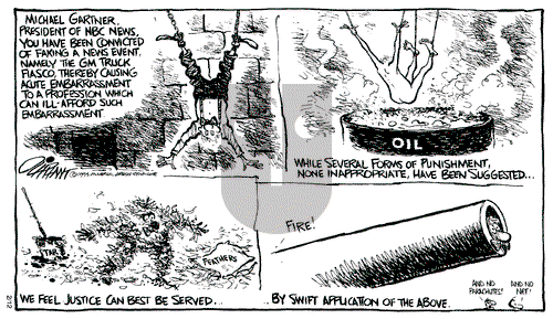 Pat Oliphant on Friday February 12, 1993 Comic Strip