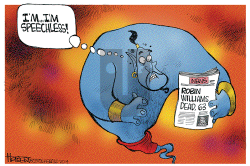 Jerry Holbert on Wednesday August 13, 2014 Comic Strip