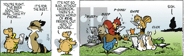 Over the Hedge on Friday November 17, 2017 Comic Strip