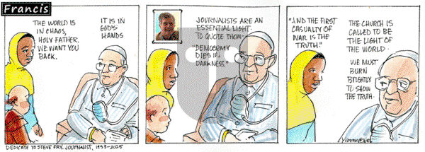 Francis on Monday March 10, 2025 Comic Strip