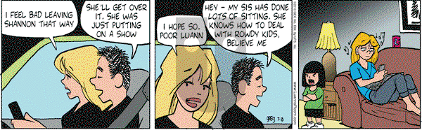 Luann on Thursday July 8, 2010 Comic Strip