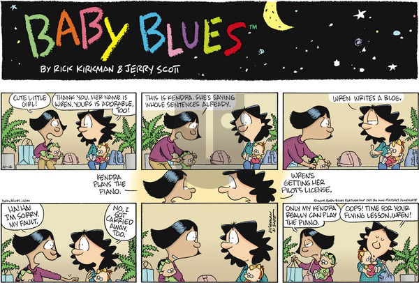Baby Blues on Sunday October 12, 2014 Comic Strip
