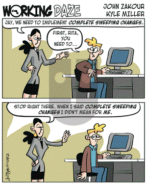Working Daze on Tuesday March 22, 2005 Comic Strip