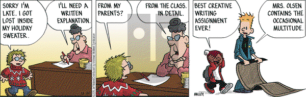 Frazz on Friday December 20, 2019 Comic Strip