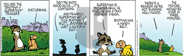 Over the Hedge on Monday February 15, 2016 Comic Strip