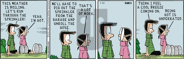 Grand Avenue on Wednesday July 30, 2025 Comic Strip