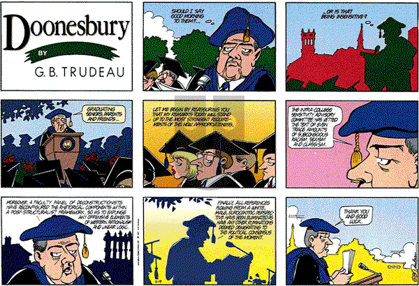 Doonesbury on Sunday May 19, 1991 Comic Strip