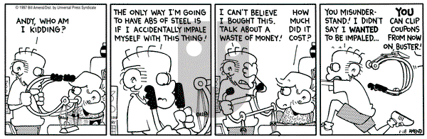 FoxTrot on Saturday January 18, 1997 Comic Strip