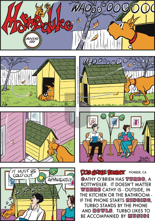 Marmaduke on Sunday February 28, 2021 Comic Strip
