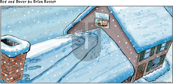 Red and Rover on Sunday December 25, 2011 Comic Strip