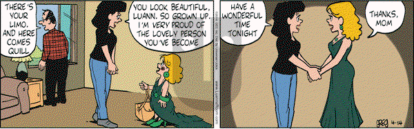 Luann on Monday April 14, 2014 Comic Strip