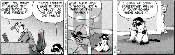 Get Fuzzy on Tuesday March 9, 2004 Comic Strip