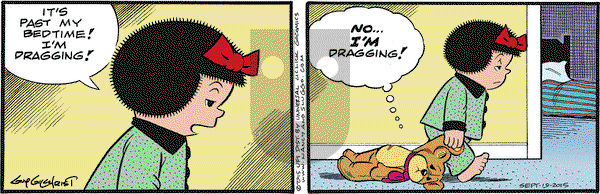 Nancy on Saturday September 19, 2015 Comic Strip