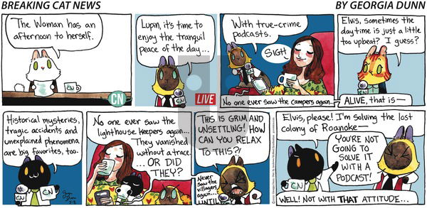 Breaking Cat News - Sunday May 8, 2022 Comic Strip